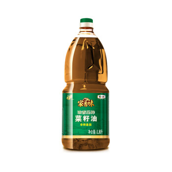 福临门家香味浓香压榨菜籽油1.8L