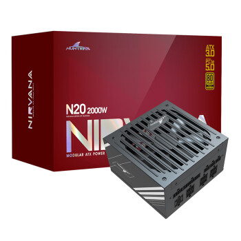 长城（Great Wall）额定2000W N20金牌全模 ATX3.0电源（PCIe5.0显卡供电/编织模组线）YFS