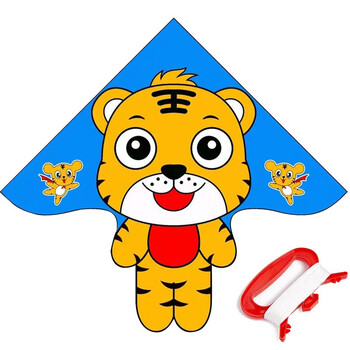 缔羽新款潍坊儿童风筝线轮软体初学者微风易飞户外玩具小老虎新年送