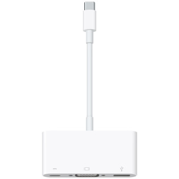 Apple USB-C/雷霆3 至 VGA多端口转换器 适用部分Macbook iPad 平板 笔记本 转接头 JD【企业客户专享】