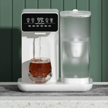 集米D1即热式饮水机 小型速热电热水壶过滤净化直饮机 大容量白色 即热型 2.8升
