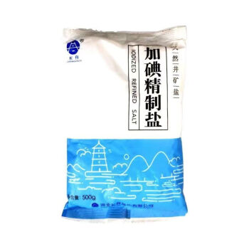 North resource长舟加碘精制盐500g