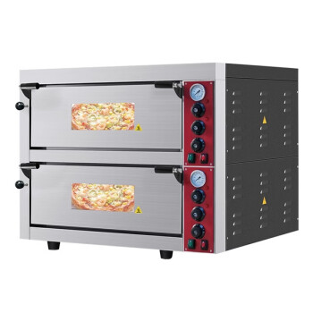 TYXKJ披萨烤箱商用专业电热烘焙电烤箱单层比萨烤炉双层面包烘炉   500度双层披萨烤箱