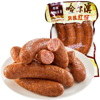 恭源哈尔滨风味红肠 320g 果木熏香肠即食火腿肠东北特产熟食炒菜