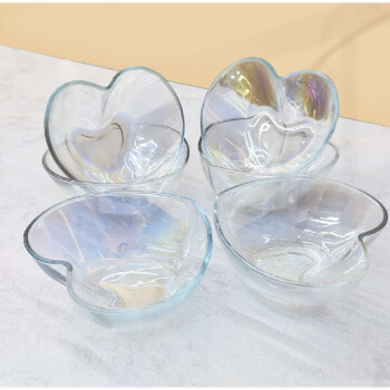 畅宝森 玻璃碗 炫彩玻璃餐具6件套【内含6个/套】一箱起购 JR1
