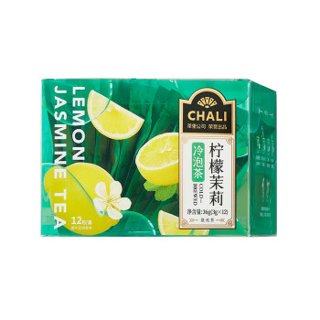 CHALI茶里 薄荷柠檬茉莉冷泡茶水果茶茶叶独立包装三角袋泡茶茶包36g 12包/盒