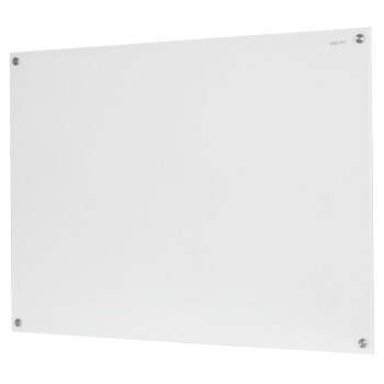 得力8741磁性玻璃白板2000*1000mm(白)钢化玻璃 易擦易写 结实抗压