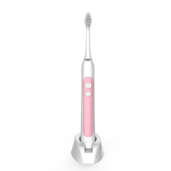 牙护士（yahushi）磁悬浮电机电动牙刷无铜植毛5挡声波电动牙刷 粉色 