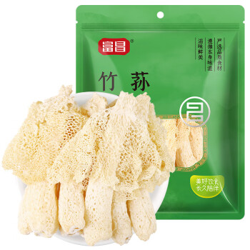 富昌 食用菌干菇煲汤火锅食材 竹荪50g/袋 BS04