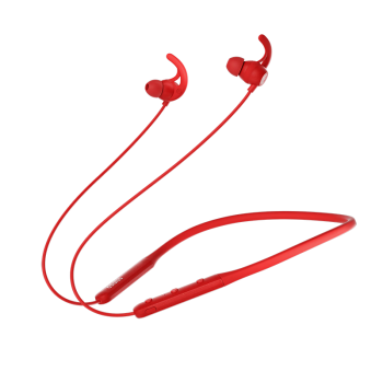 漫步者（EDIFIER）W280NB 主动降噪 蓝牙运动耳机 颈挂式耳机 手机耳机 入耳式降噪耳机 红色