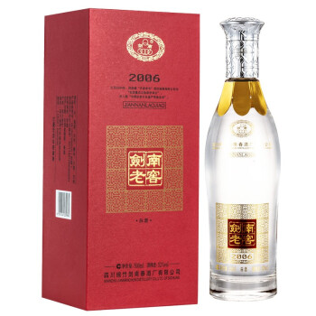 剑南春 剑南老窖2006 52度 500ml 单瓶装 浓香型白酒