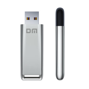 DM大迈 金属U盘 办公学习车载电脑优盘 高速读写 USB3.2 代森3.0系列 32G PD290 银色