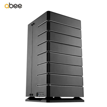 abee RS07全铝机箱 CNC工艺3D高光面板 ITX主板/兼容SFX&ATX电源/240水冷