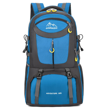 户外尖锋（HU WAI JIAN FENG）户外登山包大容量韩版时尚旅行包运动双肩包轻便行李包56-75L蓝色