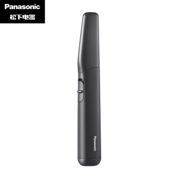 松下（Panasonic）剃毛器 电动剃毛刀 脱毛器 脱毛刀 脱毛仪 修眉刀 面部修剪器 ER-GM40-K405 黑色