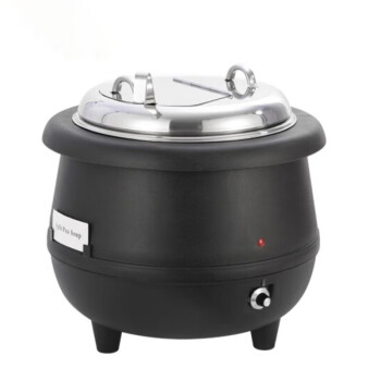 SUNNEX 81328-7保温汤锅电加热汤炉 304不锈钢内胆钢盖 10L电子暖汤煲