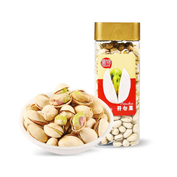 富锦 h款开心果500g 罐装 坚果炒货零食干果特产坚果开心果仁盐焗开心
