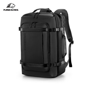 金圣斯 户外35L大容量背包多功能电脑背包商务休闲运动包【黑色】