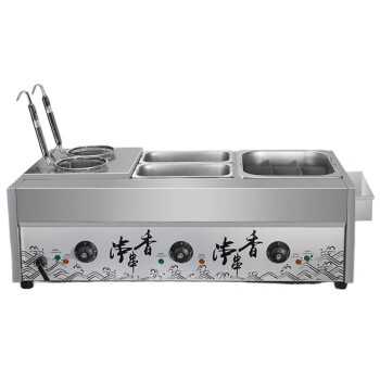QKEJQ 关东煮机器商用电热麻辣烫设备串串香煮锅   A款（煮面+双味格+关东煮）
