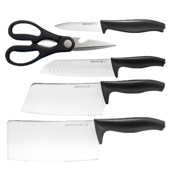 九阳（Joyoung）刀具套装切菜刀厨房家用不锈钢切肉刀切片刀菜刀组合五件套T0162