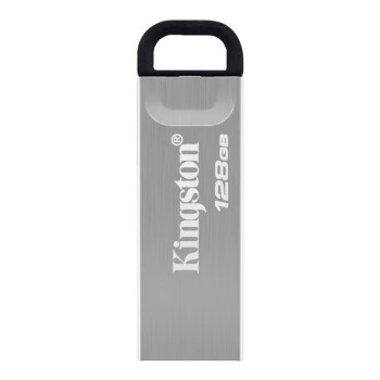 金士顿（Kingston）128GB USB 3.2 Gen 1 U盘 DTKN 金属外壳 读速200MB/s