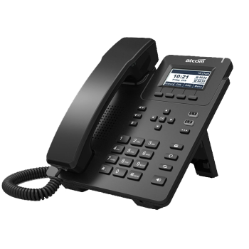 ATCOM简能D2X系列云总机话机网络IP电话机IMS云固定办公电话机适用电信移动联通云IP固话业务 D20