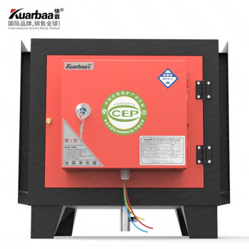 快霸油烟净化器厨房餐饮家用商用低空排放油烟机不锈钢一体机烧烤 8000风量高空标准款环保备案用