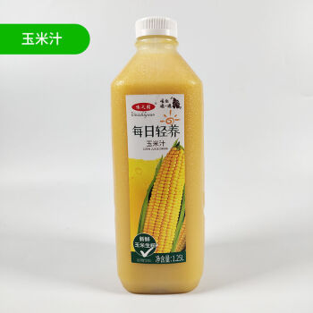 味之园每日轻养大瓶饮品鲜榨玉米汁125升宴请餐饮料125升鲜榨玉米汁一