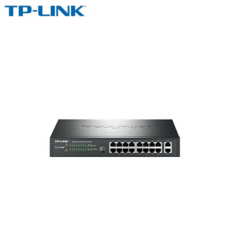 普联（TP-LINK）TL-SL1218MP 百兆交换机16口安防监控网线供电交