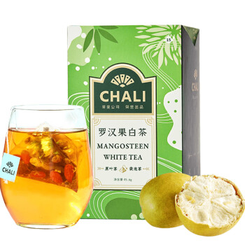 茶里（CHALI）罗汉果白茶盒装45g 