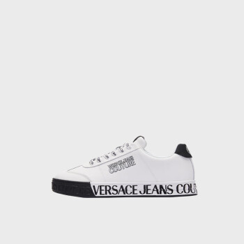 范思哲Versace Jeans Couture男士COURT 88休闲板鞋 白色 41 礼物