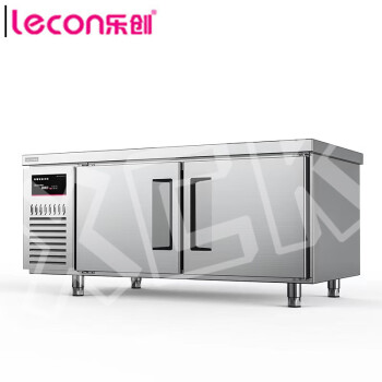 乐创（lecon）商用保鲜工作台LC-J-LCT12 250L 220V 1.2*0.8*0.8m 冷藏工程款
