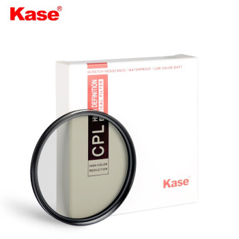 卡色（Kase）cpl偏振镜 82mm 卡色cpl偏振镜MC偏光镜消除反光偏振82mm双面多层镀膜