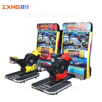 致行 ZX-MT1061 42英寸双人TT摩托赛车游戏机  商场电玩城2人互动竞技游乐设备模拟机