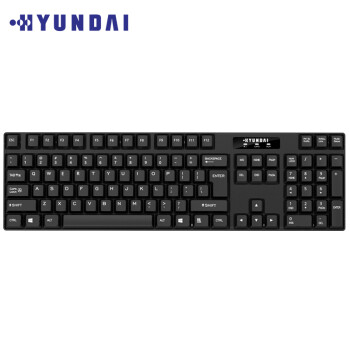 HYUNDAI键盘 无线键盘 电脑键盘 笔记本键盘 外接单键盘 NK3000