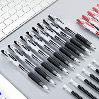 考尔德水性笔签字笔学生考试用笔普通碳素笔12支/盒