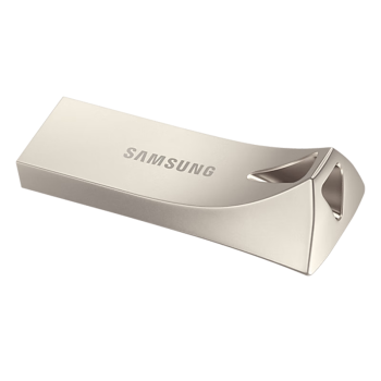 三星（SAMSUNG）256GB USB3.1 U盘 BAR 学习办公两用金属高速大容量优盘 小巧车载U盘 读速400MB/s（Gen 1）香槟银