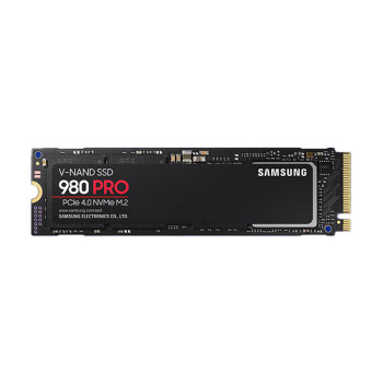 三星（SAMSUNG）SSD固态硬盘 1TB M.2接口(NVMe协议PCIe 4.0 x4) 980 PRO （MZ-V8P1T0BW）标配