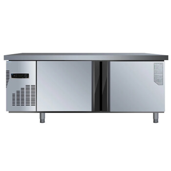 鑫迈源冷藏操商用冰箱冷冻保鲜柜平冷工作台冷柜厨房大冰柜 冷藏冷冻 150x80cm