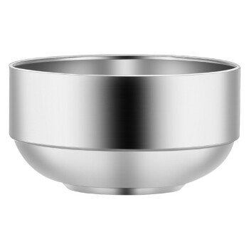 尚菲优品（SFYP）304不锈钢碗 14cm双层加厚隔热汤碗饭碗面碗 耐摔耐用GD14-1