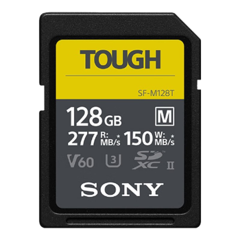 索尼（SONY）SF-M128T SD卡 128G 高速读取277MB UHS-II 高速V60闪存卡 索尼佳能相机三防存储卡