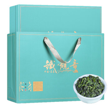 伢茶婆安溪浓香型铁观音18罐250g茶叶礼盒装新茶乌龙茶