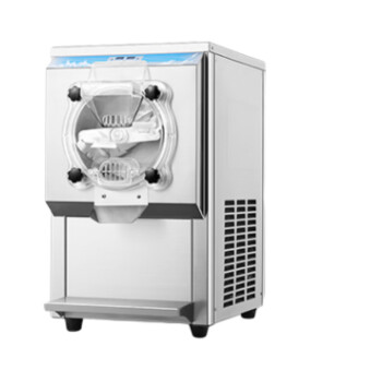 欧斯若 硬质冰淇淋机器全自动时间控制不锈钢商用冰激凌机硬冰机   冰川白色