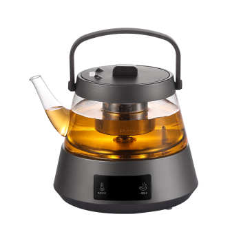 友家铺子（Biooner）全自动上水电热水壶烧水壶玻璃烧水器电茶炉茶台专用一体茶桌茶几泡茶具 钛灰色单炉