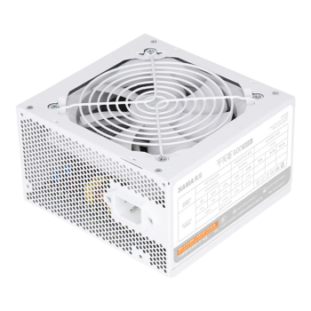 先马（SAMA）平头哥800白色 额定650W 台式主机箱电脑电源 主动PFC/单路+12V/智能温控/12cm风扇/安全稳定