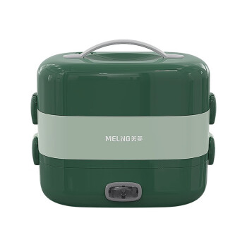 美菱（MeiLing）MF-LC2015 电热饭盒 保温饭盒 便携式加热饭盒（双层）绿色