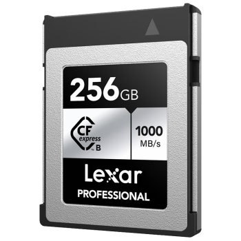 雷克沙（Lexar）256GB CFexpress Type B存储卡 读1750MB/s 富士佳能尼康适配 8K超清录制 cfe卡（SILVER）