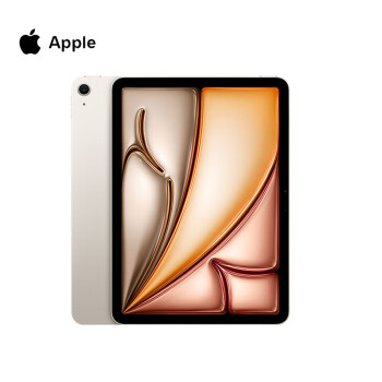 APPLE/苹果 iPad Air 11英寸 M2芯片 2024年新款平板电脑(128G WLAN版/MUWE3CH/A)星光色