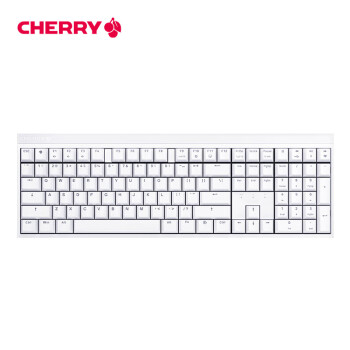 CHERRY 樱桃 MX2.0S 机械键盘 无线键盘 蓝牙有线三模 电竞 游戏键盘  樱桃无钢结构 白色茶轴