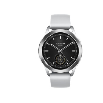 小米（MI）Xiaomi Watch S3 47mm 睡眠检测 SU7钥匙 心率监测 银色 智能手环 智能运动手表